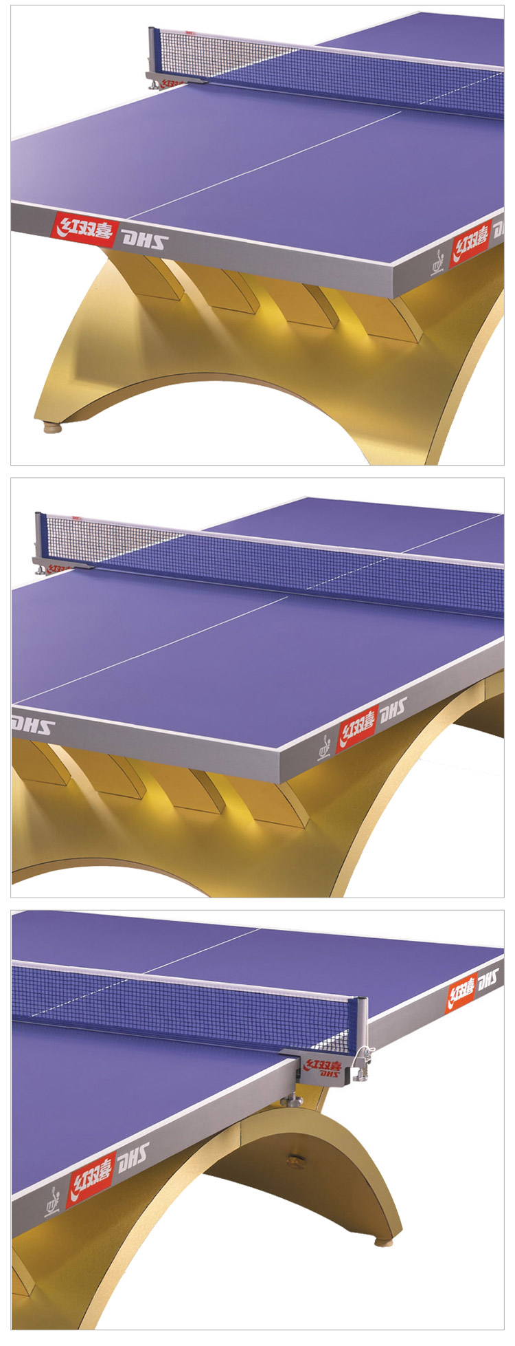 金彩虹乒乓球台_红双喜乒乓球桌_比赛专用乒乓球台-广西谈求吧体育健身器材有限公司