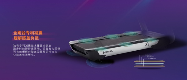 室内健身器材-谈求吧X6心率版跑步机