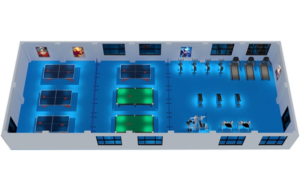 200平方健身房配置方案-广西谈求吧体育健身器材有限公司